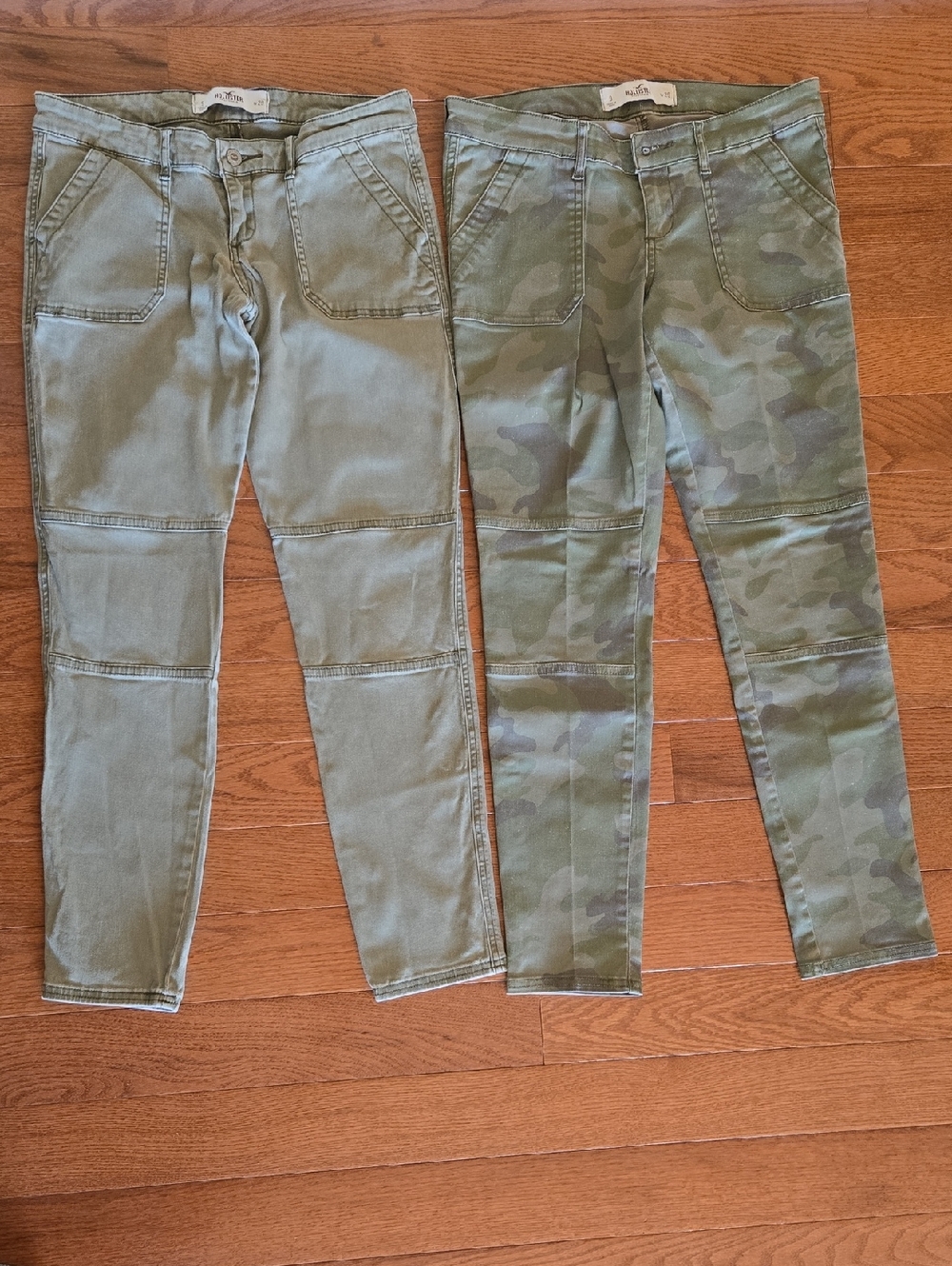 Hollister Olive Skinny Utility Pants Juniors Size 9/ W29